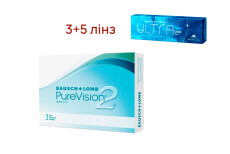 Месячные контактные линзы Pure Vision 2HD - № 0